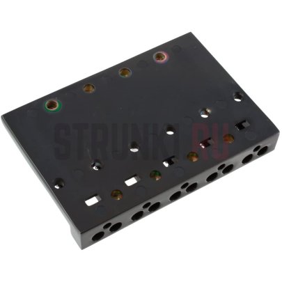 Бридж для 5-струнной бас-гитары Omega 5-String Bass Bridge BB-3360-003, черный
