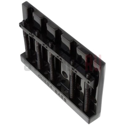 Бридж для 5-струнной бас-гитары Omega 5-String Bass Bridge BB-3360-003, черный
