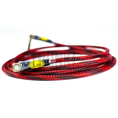 Кабель LexCable 2м, бордовый (угловой-угловой)