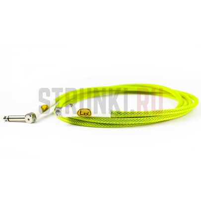 Кабель LexCable 2м, жёлтый (угловой-угловой)