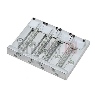 Бридж для бас-гитары Leo Quan Badass Bass II BB-0335, хром