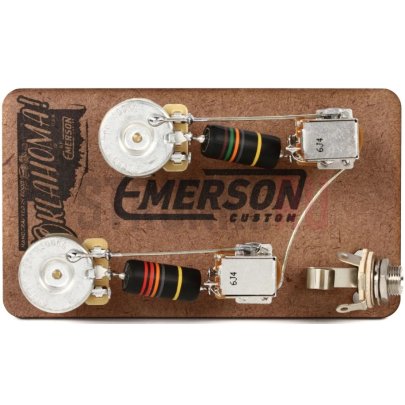 Готовый темброблок Emerson, для Les Paul, с потенциометрами Push-Pull (конденсаторы Bumblebee)
