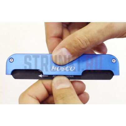 Набор напильников для порожков акустических гитар с магнитным держателем, HOSCO H-NF-AG, 6 шт