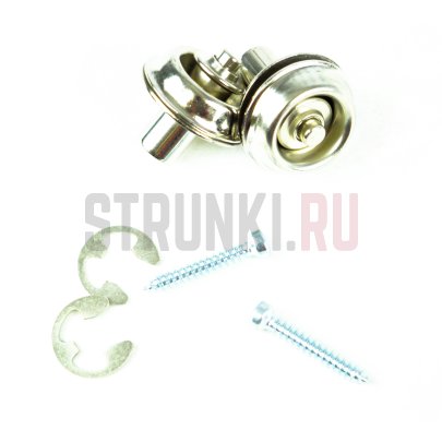 Комплект стреплоков (пара), DUNLOP SLS1401N FLUSH MOUNT внутренние, металлик