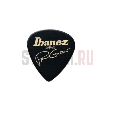 Медиатор Ibanez 1000PGBK Paul Gilbert, черный, 1 мм, 1 шт.