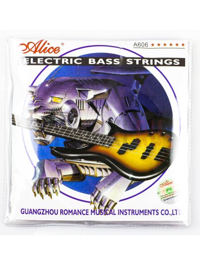 Струны для бас-гитары Alice 4-Strings A606(4)-L 40-95
