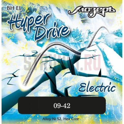 Струны для электрогитары Мозеръ Hyper Drive BH EL 9-42