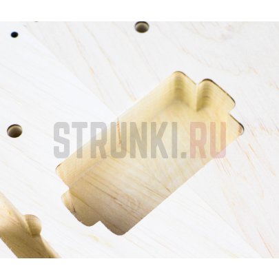 Корпус для электрогитары Acoustic Wood Flying V, клён