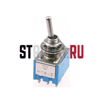 Микропереключатель 2х позиционный PARTS MTS-302, ON-ON, 250V, 3A, 9 пиновый