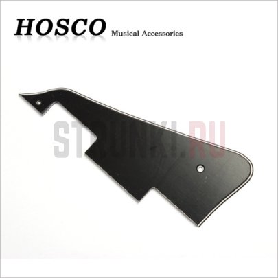 Пластиковая панель, трехслойная , Les Paul, черный, HOSCO LP-B3P