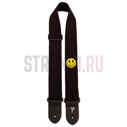 Ремень для гитары Perri's CWSEMB-7100, черный