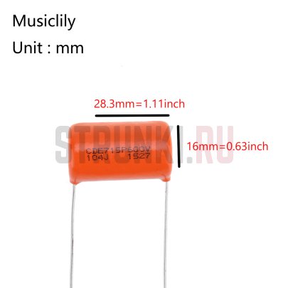 Конденсатор CDE Sprague Orange Drop MX2016 0.1 мкФ, 600V