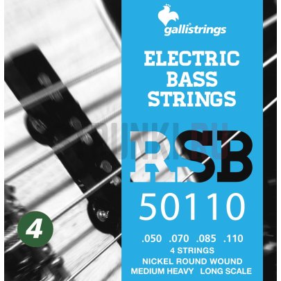Струны для бас-гитары Galli Strings RSB50110 50-110