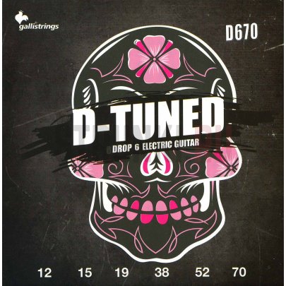 Струны для электрогитары Galli Strings D670 12-70