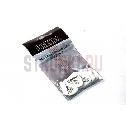 Набор медиаторов PickBoy PB134WP150 J-Pick, Cellulose, белые, 1.5 мм, упаковка 10 шт.