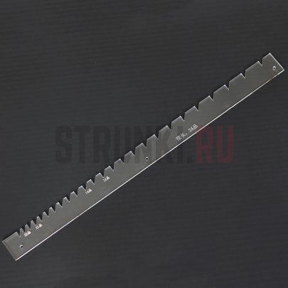 Линейка для разметки канавок под лады, MusicianWood, мензура 648 мм