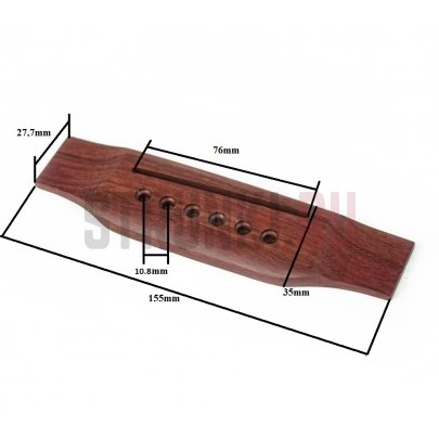 Бридж для акустической гитары PARTSLAND PWB-3