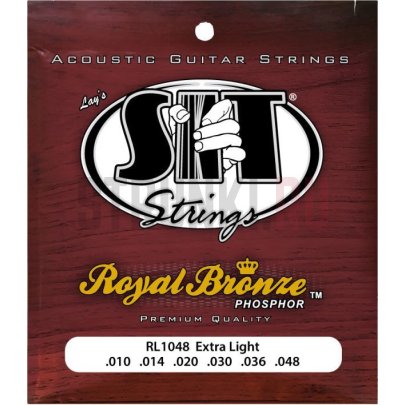 Струны для акустической гитары S I T RL1048, Royal Bronze Extra Light 10-48