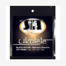 Струны для укулеле S I T UK110S-BK, Ukulele Standard Black Soprano-Concert 28-35
