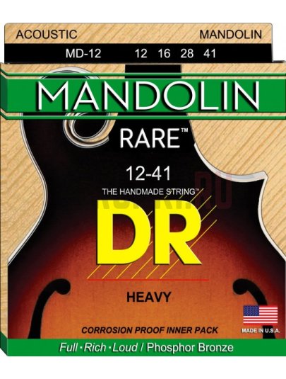 Струны для мандолины DR MD-12 12-41