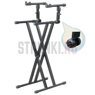 Стойка для клавишных инструментов, двойная, двухуровневая, Soundking DF036