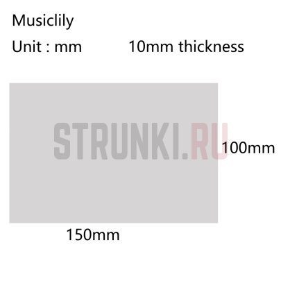 Универсальный шаблон для фрезеровки Musiclily MX2105 (150x100 мм)