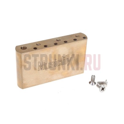Сустейн блок для Mexico Fender Strat Musiclily MX2092, 42мм, латунь
