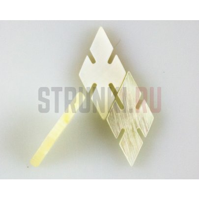 Инлей натуральный перламутр, ромбы, размер 5X2мм