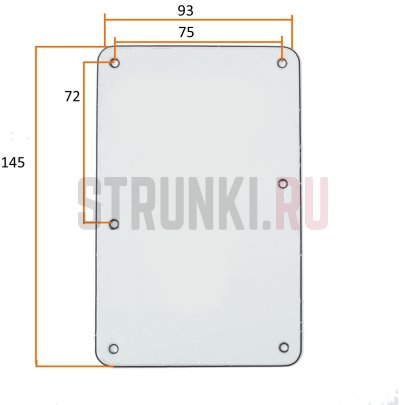 Задняя крышка для Affinity Series Squier Strat Musiclily MX1323AS