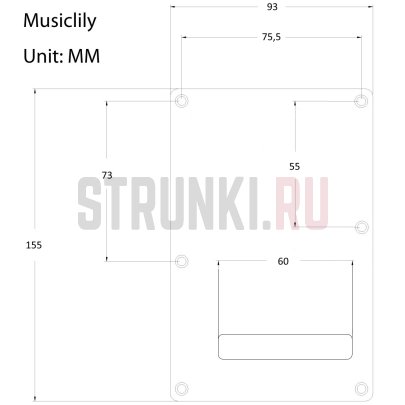 Задняя крышка для Fender US/Mexico Musiclily MX0037, фиолетовая перламутровая