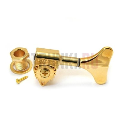 Колки 5 в линию для бас-гитары WILKINSON WJB750-GD