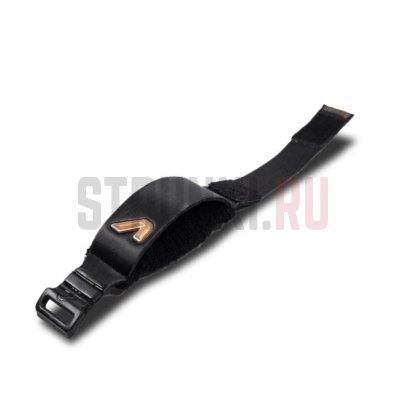 GRUVGEAR FRETWRAPS заглушка для струн, черная, кожаная, FW1-DKD-SM