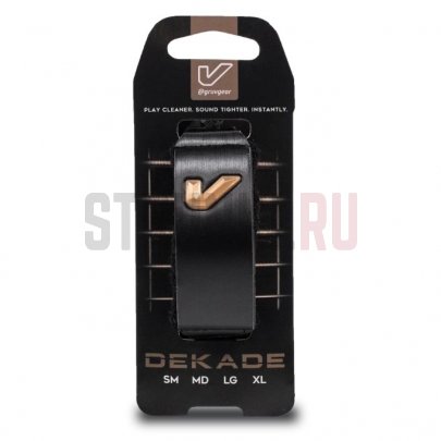 GRUVGEAR FRETWRAPS заглушка для струн, черная, кожаная, FW1-DKD-SM
