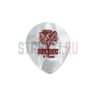 Медиатор PickBoy PB322P075, 0.75 мм, 1 шт.