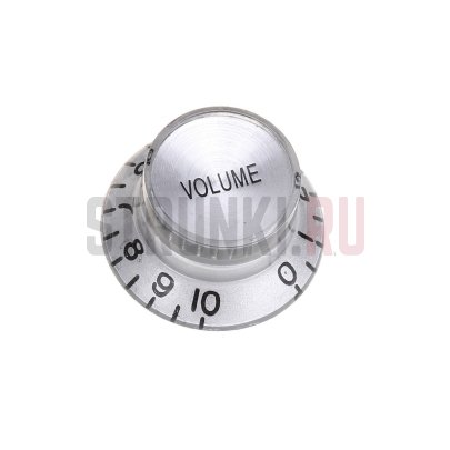 Ручка потенциометра Musiclily MX1737SR, SG style, метрическая, громкость, хром