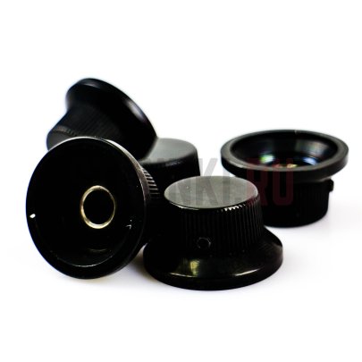 Ручка потенциометра Paxphil NS007-BK, универсальная, чёрная