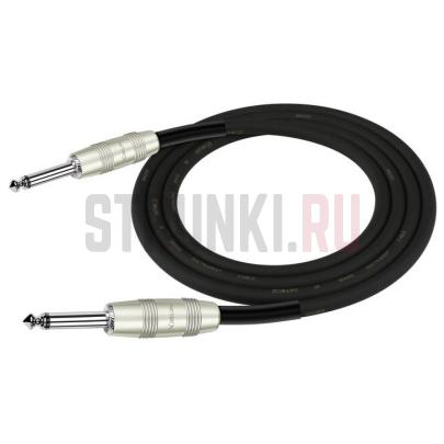 Кабель инструментальный, Kirlin IP-201PR 6M BK, черный, 6 м