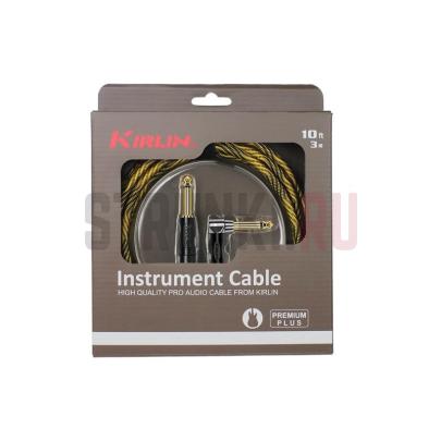 Кабель инструментальный, Kirlin IWB-202BFGL 6M WBO, жёлтый, 6 м