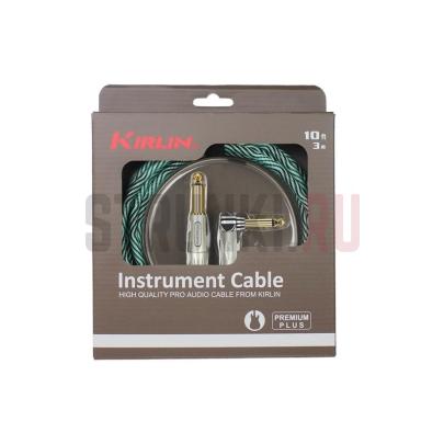 Кабель инструментальный, Kirlin IWB-202PFGL 6M WBT, бирюзовый, 6 м