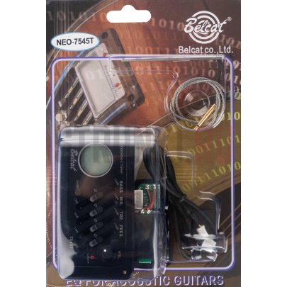 Belcat NEO-7545T Звукосниматель NEO с 4-ех полосным эквалайзером, с тюнером, врезной