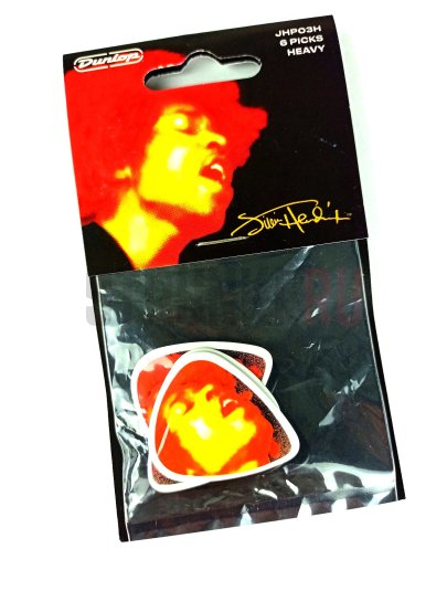 Набор медиаторов Dunlop JHP03M Jimi Hendrix Electric Ladyland, 1 мм, упаковка 6 шт.