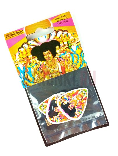 Набор медиаторов Dunlop JHP02M Jimi Hendrix Bold As Love, 0.73 мм, упаковка 6 шт.