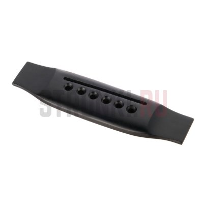 WBO GBE Струнодержатель акустической гитары, черное дерево