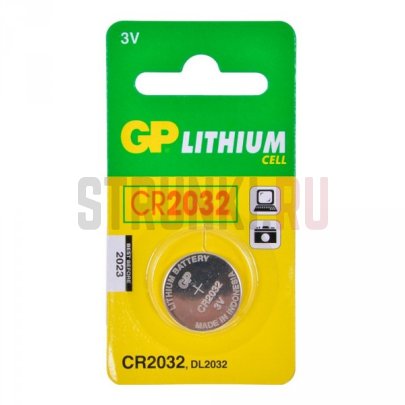 Батарейка GP CR2032-C1 CR2032 для тюнеров