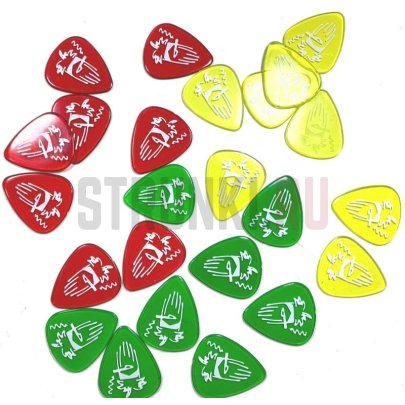 Медиатор Dunlop RWR01XH Gels Reverend Willy Mexican Lottery X-Heavy, желтый, 1.20 мм, 1 шт.