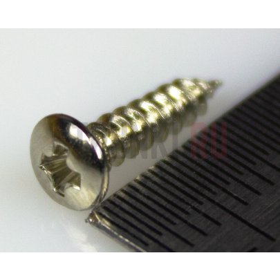 Paxphil WO2512NI, cаморез для панели LesPaul (2.5x12mm) никель