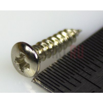 Paxphil WO2512NI, cаморез для панели LesPaul (2.5x12mm) никель