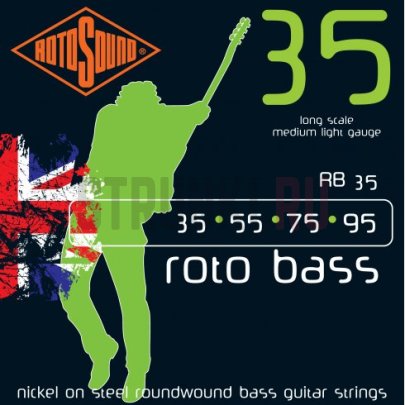 Струны для бас-гитары Rotosound Roto Bass RB 35 35-95