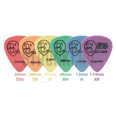 Медиатор D'Andrea Formula Deldrex D351, 0.73 мм, 1 шт.