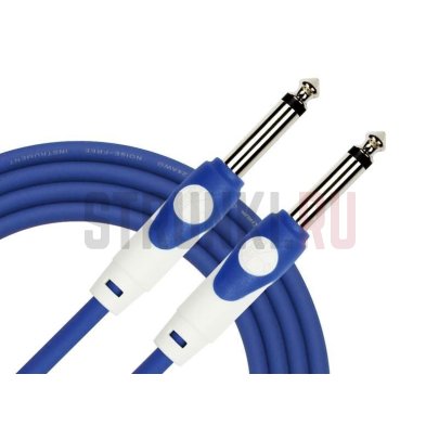 Kirlin LGI-201 кабель инструментальный , 3 м (прямой-прямой), синий
